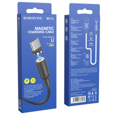 Кабель Borofone BX41 Magnetic USB-A – Type-C (1 м · 15W · 3A) (Black)
