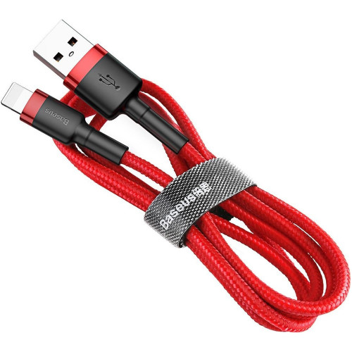 Кабель Baseus Cafule USB-A – Lightning (3 м · 18W · 2.1A) (CALKLF-R09) (Red)