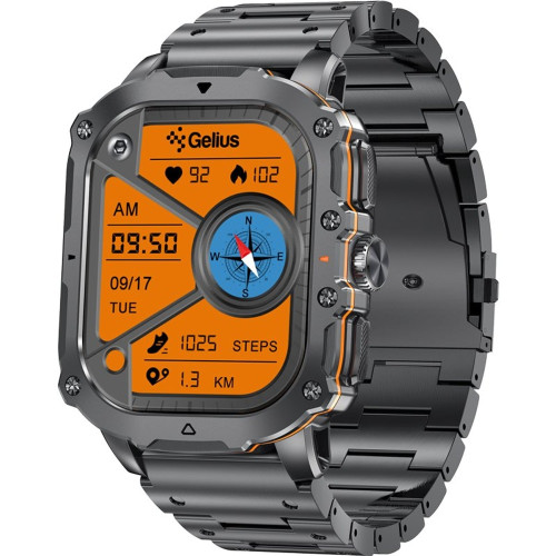 Смарт-часы Gelius Amazwatch Tactical Heavy GP-SW016 (Black)