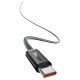 Кабель Baseus Dynamic Series Type-C – Type-C (1 м · 100W · 5A) (CALD000216) (Gray)