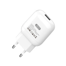 Мережевий зарядний пристрій XO L37 USB-A (10W · 2.1A) (White)