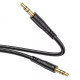 Аудиокабель AUX Hoco UPA24 3.5 мм (1 м) (Black)