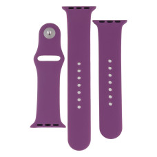 Ремінець для Apple Watch 38/40/41 мм Band Silicone, 2 шт (Grape)