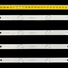 Пряма підсвітка для телевізора Bravis 39″ PH43-D3852X-01A-DL (1 планка 752 мм, 8 LED, лінза 15,5 мм, 3 В)