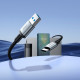 Мультимедійний кабель Hoco US10 USB-A – Type-C 3.0 5Gbit/s (0.5 м) (Black)