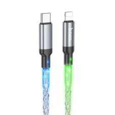 Кабель Hoco U112 Type-C – Lightning (1 м · 20W · 3A) (Gray)