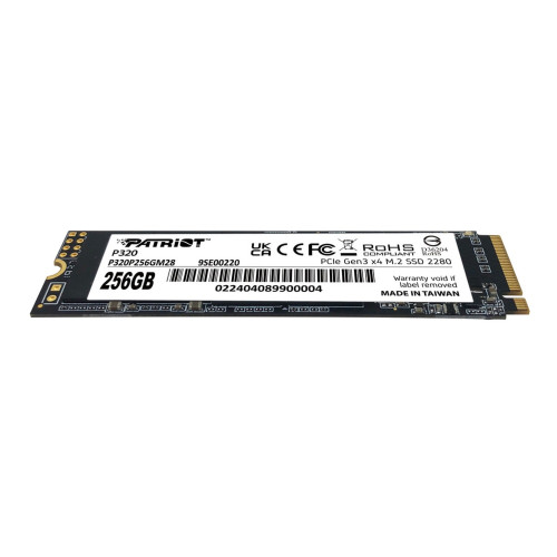 SSD-накопитель Patriot P320 256GB M.2 2280 NVMe