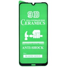 Защитная пленка Ceramic для Xiaomi Redmi Note 8T (Full Glue) (Black)
