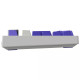 Клавіатура бездротова Proove Gaming Slicker Pro (Ukraine Layout) (White/Purple)