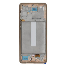 Дисплей для Samsung A336 Galaxy A33 (5G) (2022) з тачскріном в рамці (Gold) (OLED) (Small size)