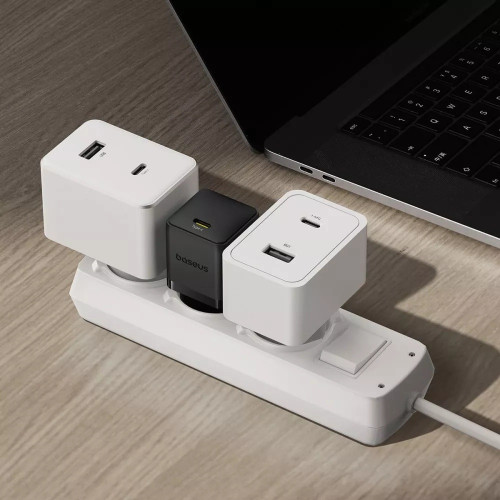 Сетевое зарядное устройство Baseus Palm Fast Charger USB-C (30W · 3A) с кабелем Type-C – Type-C 60W (P10111605113-01) (Black)