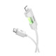 Кабель Hoco U123 Type-C – Lightning (1.2 м · 27W · 3A) (Gray)