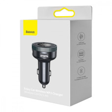 FM-модулятор Baseus Enjoy Bluetooth USB-A (17W · 3.4A) (Black)