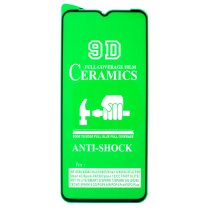Защитная пленка Ceramic для Tecno Spark 8P (Full Glue) (Black)