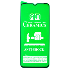 Защитная пленка Ceramic для Tecno Spark 8P (Full Glue) (Black)