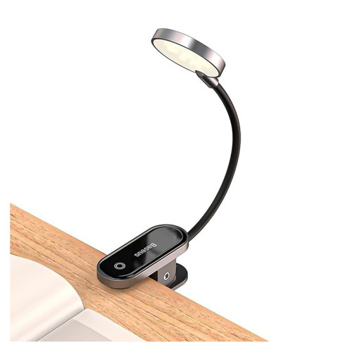 Настільна лампа на прищепці Baseus Comfort Reading Mini (Dark Gray)