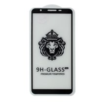 Защитное стекло Lion для Samsung A013 Galaxy A01 Core (2020) (Full Glue) (0.3 мм, 2.5D) (Black)