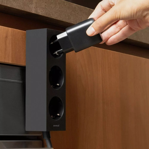 Сетевой фильтр Proove Magnet Strip на 3 розетки (1.6 м) (Black)