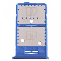 Держатель SIM-карты для Samsung M317 Galaxy M31s (2020) (версия на 2×SIM) (Blue)