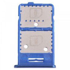 Держатель SIM-карты для Samsung M317 Galaxy M31s (2020) (версия на 2×SIM) (Blue)