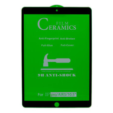 Защитная пленка Ceramic для Apple iPad Pro 10.5-inch (2017) (Full Glue) (Black)