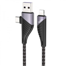 Кабель Hoco U95 Type-C – Lightning (1.2 м · 20W · 2.4A) (Black)