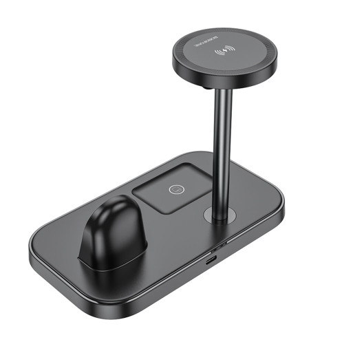 Беспроводное зарядное устройство Borofone BQ29 3в1 (15W) (Black)