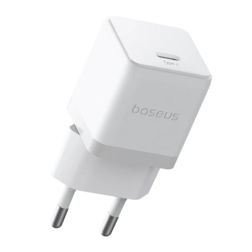Сетевое зарядное устройство Baseus Palm Fast Charger USB-C (20W · 3A) с кабелем Type-C – Lightning 20W (E0116400) (White)