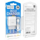 Сетевое зарядное устройство Hoco C72Q USB-A (18W · 3A) с кабелем USB-A – Micro-USB (White)