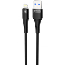 Кабель Proove Light Silicone Plus USB-A – Lightning (1 м · 12W · 2.4A) (Black)