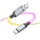 Кабель Hoco U112 USB-A – Type-C (1 м · 12W · 2.4A) (Gray)