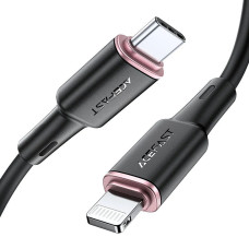 Кабель Acefast MFI C2-01 Type-C – Lightning (1.2 м · 20W · 3A) (Black)