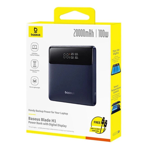 Повербанк Baseus H1 100W (20000 mAh) (PPBLD100HD) (Black)