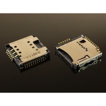 Роз'єм SIM-карти для Samsung C3010 6 pin (3 кріплень) (One SIM)