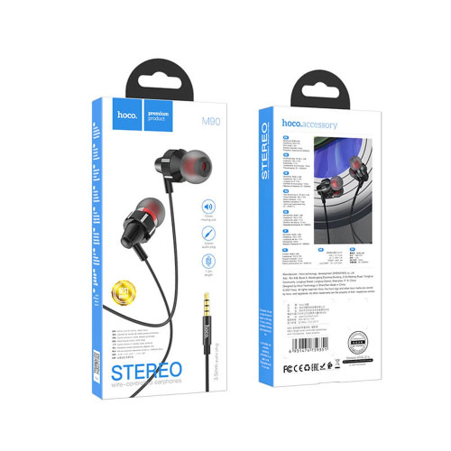 Наушники Hoco M90 3.5 мм (Black)