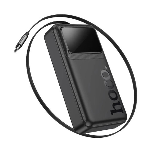 Повербанк Hoco Q41 22.5W+PD20W с кабелем Type-C (20000 mAh) (Black)