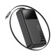 Повербанк Hoco Q41 22.5W+PD20W с кабелем Type-C (20000 mAh) (Black)