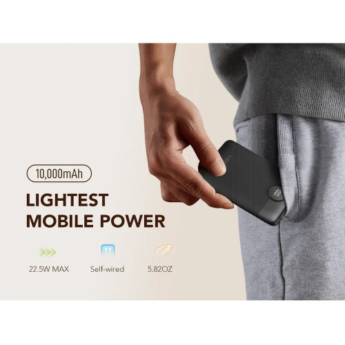 Повербанк Veger W1170 22.5W (10000 mAh) (Black)