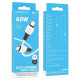 Кабель Borofone BX84 Type-C – Type-C (1 м · 60W · 3A) (White)