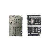 Роз'єм SIM-карти для LG H845 G5 SE 20 pin (6 кріплень) (1 SIM + SIM/Micro SD)