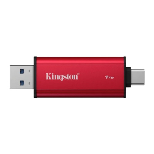 Внешний накопитель Kingston Dual SSD USB-A/C NVMe 1TB Red/Black