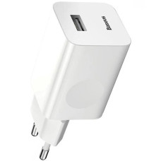 Сетевое зарядное устройство Baseus Wall Charging USB-A (24W · 3A) (CCALL-BX02) (White)