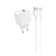 Мережевий зарядний пристрій Borofone BAS11A USB-A (10.5W · 2.1A) з кабелем USB-A – Type-C (White)