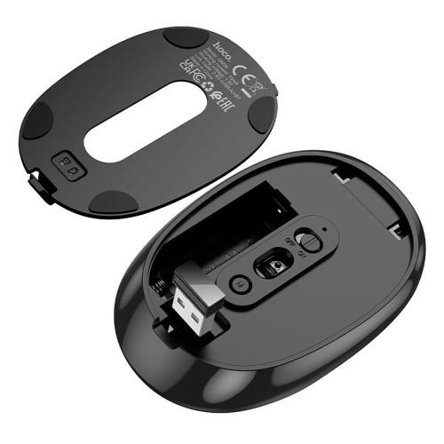Мышка беспроводная Hoco GM34 (Black/Gray)