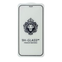 Захисне скло Lion для Apple iPhone 12 Pro (Full Glue) (0.3 мм, 2.5D) (Black)