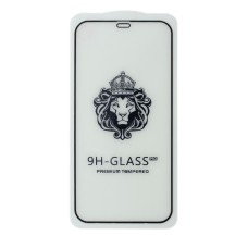 Защитное стекло Lion для Apple iPhone 12 Pro (Full Glue) (0.3 мм, 2.5D) (Black)