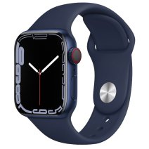 Ремешок Hoco WA01 для Apple Watch 38/40/41 мм Band Silicone (Deep Blue)