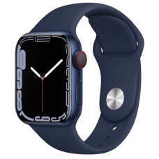 Ремешок Hoco WA01 для Apple Watch 38/40/41 мм Band Silicone (Deep Blue)