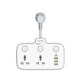 Сетевой фильтр LDNIO SC2413 на 2 розетки (20W · 2.4A · 3xUSB-A+USB-C) (White)