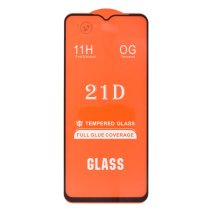Защитное стекло в тех упаковке для Vivo Y11s (Full Glue) (0.3 мм, 2.5D) (Black)